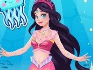 Mermaid Style Dress Up Game