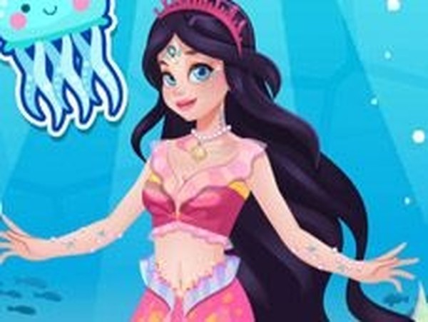 Mermaid Style Dress Up Game