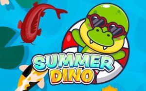 Summer Dino Swimming Adventure Online Game