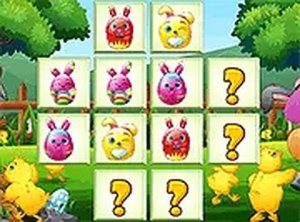 Easter Card Memory Puzzle Game