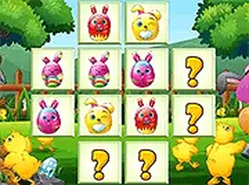 Easter Card Memory Puzzle Game