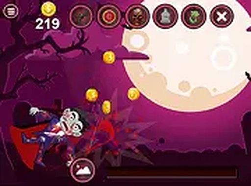Kick the Dracula Online Arcade Game