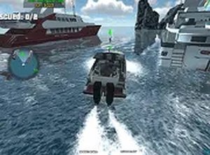 American Boat Rescue Simulator Online Game