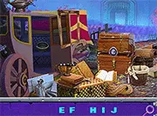 Medieval Castle Hidden Letters Puzzle Game Online