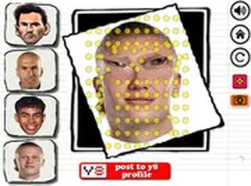 LOL Football Funny Face Online Game