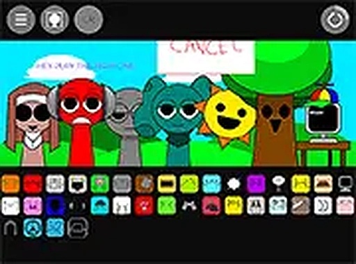 Sprunki with OC Music Game Online - Music Mixing Game
