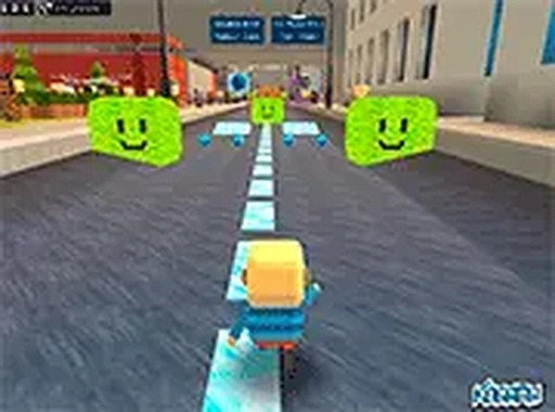 Kogama: City Run Online Game - Ice Runner Arcade Game