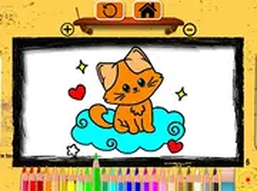 BTS Cute Kitty Coloring Online Game