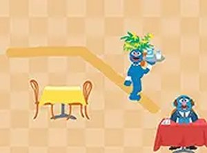 Grover's Diner Dash Online Game