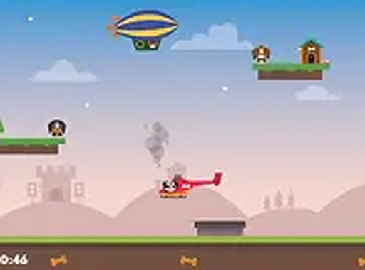 Puppy Rescue Online Game - Helicopter Rescue Adventure