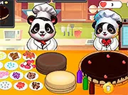 Panda The Cake Maker Online Cooking Game