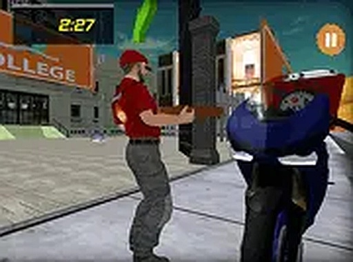 Lockdown Pizza Delivery Simulation Arcade Game